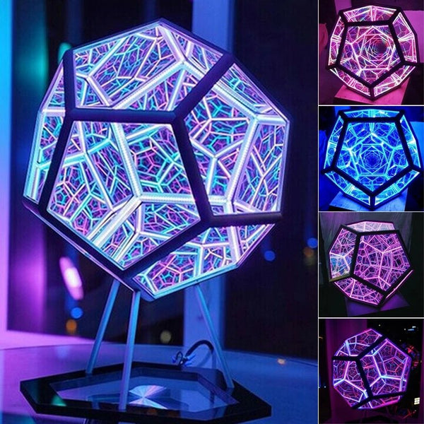 Fantasy Infinite Dodecahedron Colourful Artistic Night Light Lamp Night Lights
