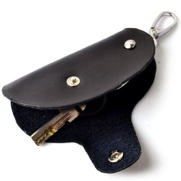 Zxl235 Universal Multifunction Leather Car Key Cover Case Keychain Coffee