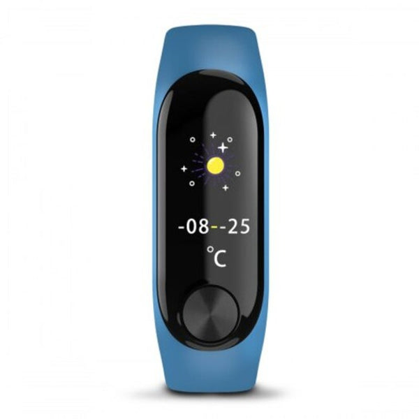 Zy Y10 Color Screen Smart Bracelet Heart Rate Blood Pressure Oxygen Band Track Movement Black Smart Watches